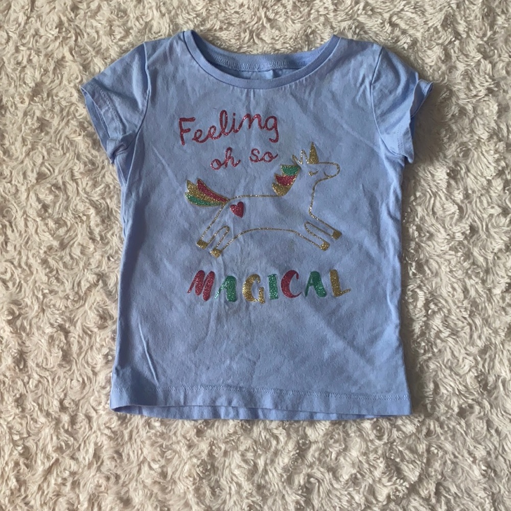Toddler girls unicorn shirt
